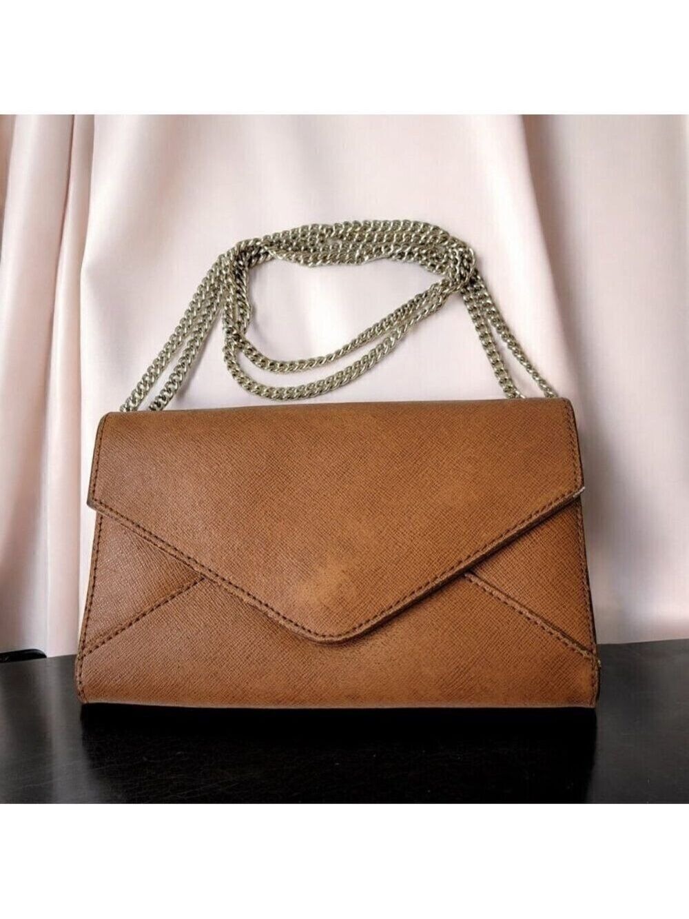 Barneys New York Envelope Clutch with Shoulder Chain